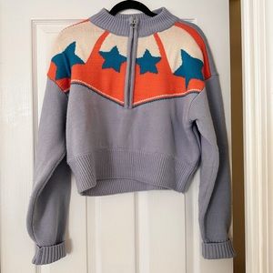 BDG Quarter-Zip Cropped Sweater